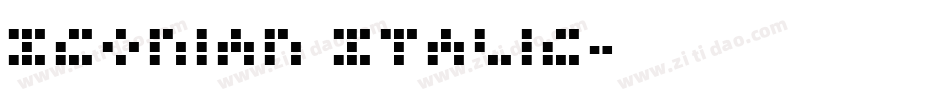 Iconian Italic字体转换